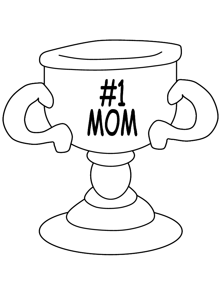 Coloring page: Mom (Family and Friends) #101053 - Free Printable Coloring Pages