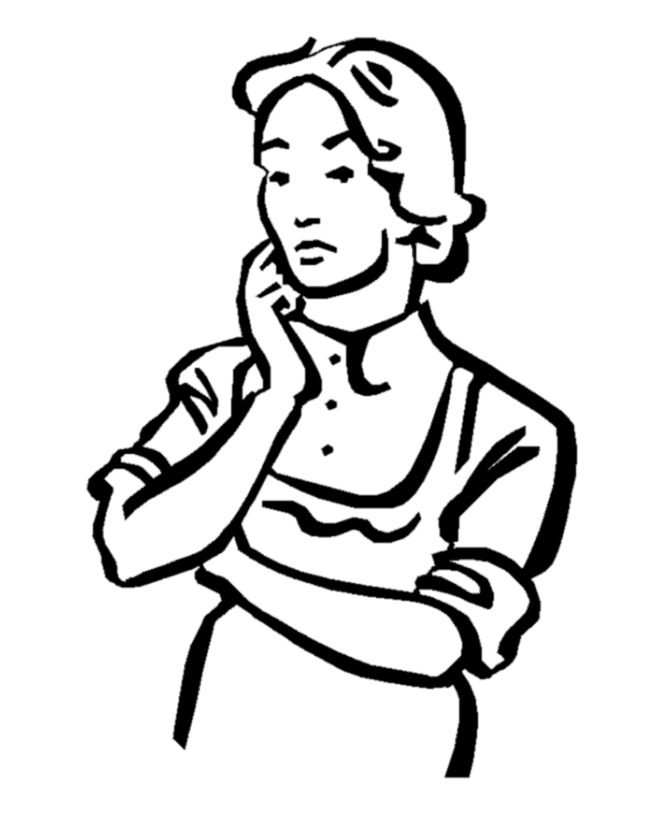 Coloring page: Mom (Family and Friends) #101054 - Free Printable Coloring Pages