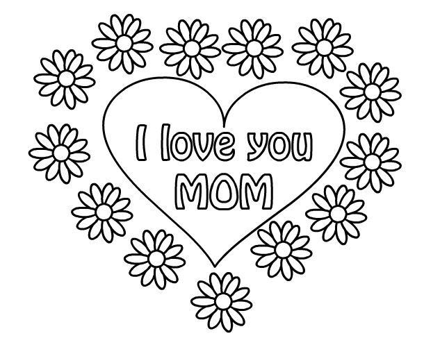 Coloring page: Mom (Family and Friends) #101133 - Free Printable Coloring Pages