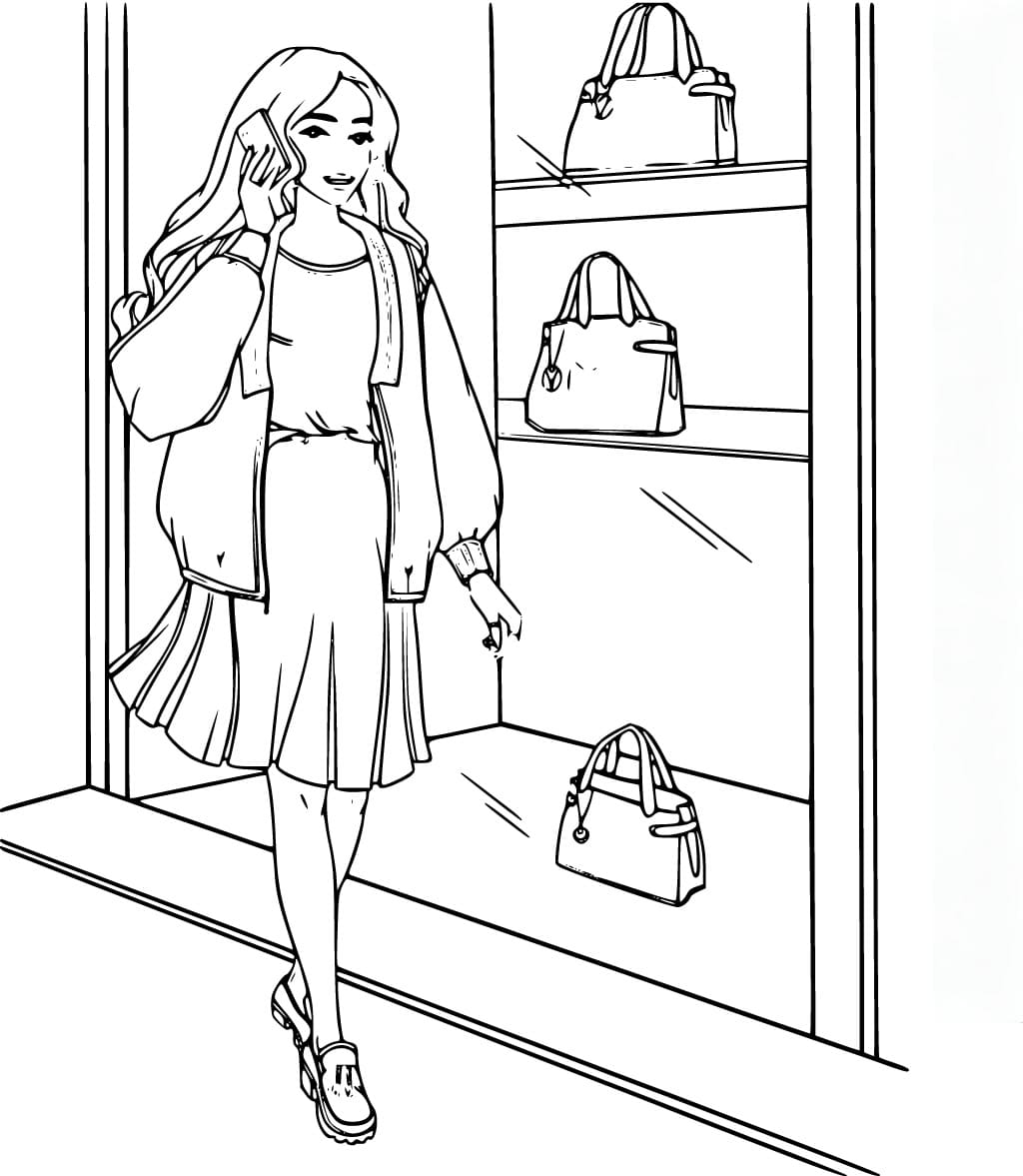 Coloring page: Teen Girl (Family and Friends) #194488 - Free Printable Coloring Pages