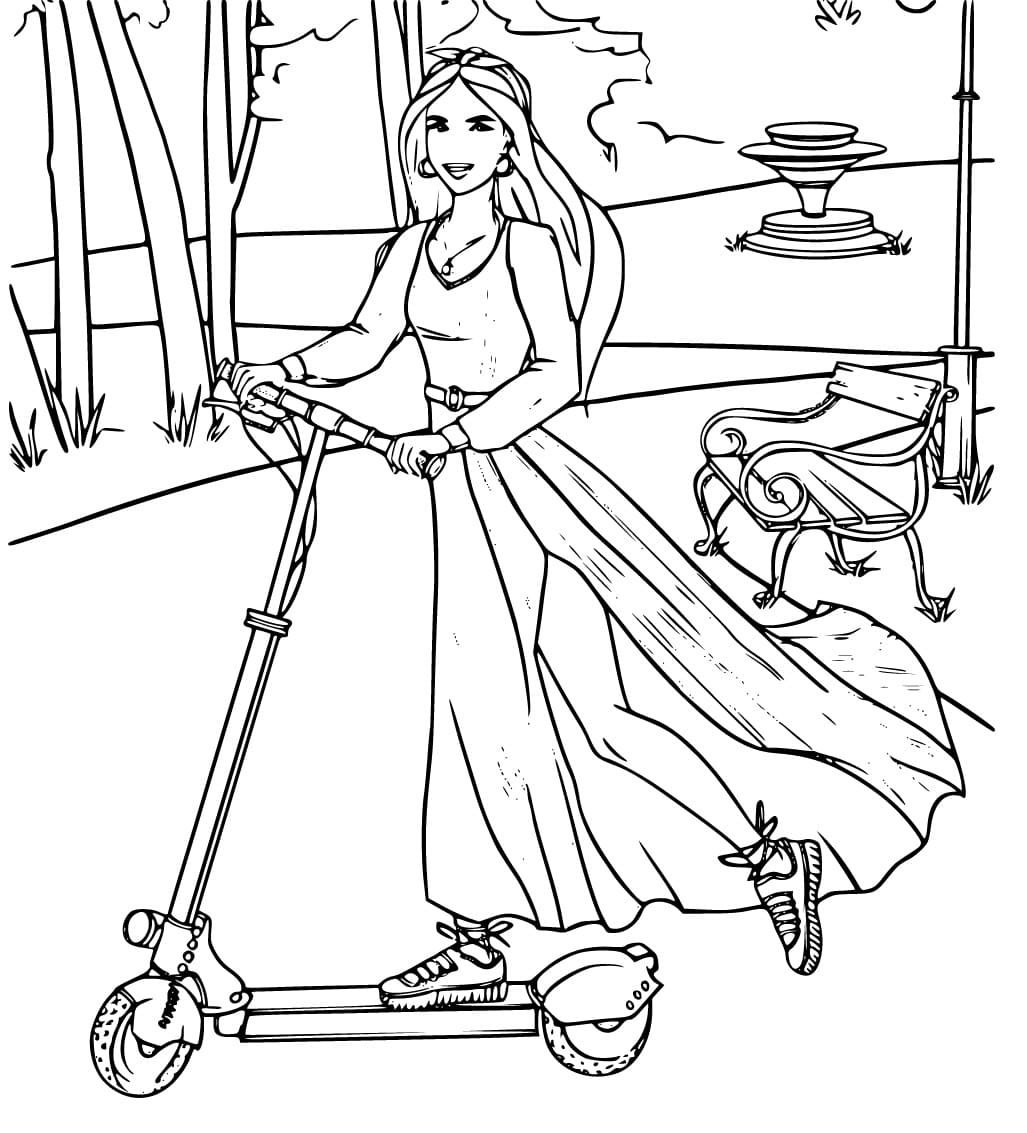 Coloring page: Teen Girl (Family and Friends) #194490 - Free Printable Coloring Pages