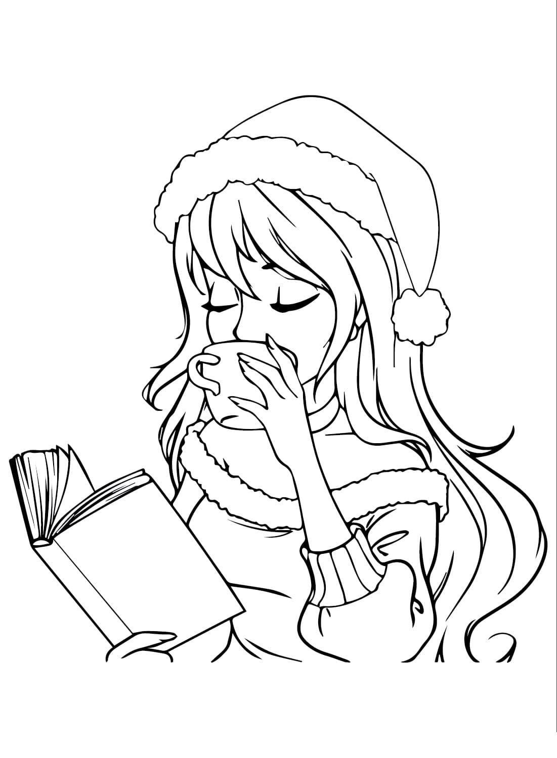 Coloring page: Teen Girl (Family and Friends) #194502 - Free Printable Coloring Pages