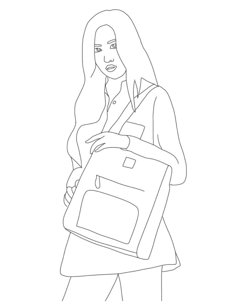 Free printable BLACKPINK coloring page #211368 from Famous people collection