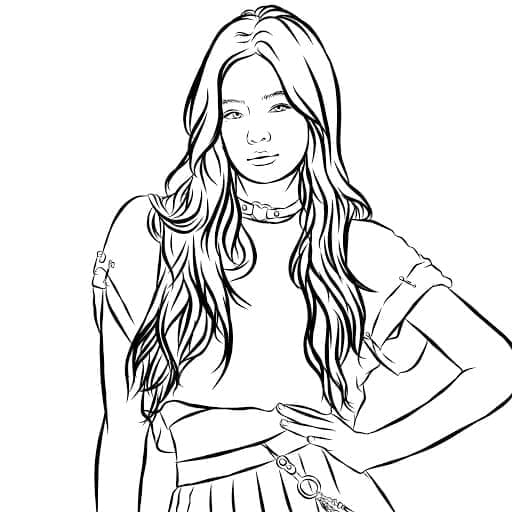 Free printable BLACKPINK coloring page #211381 from Famous people collection