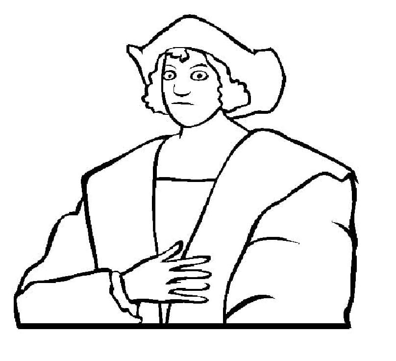 Free printable Christopher Columbus coloring page #173571 from Famous people collection Free printable Christopher Columbus coloring page #173571 from Famous people collection