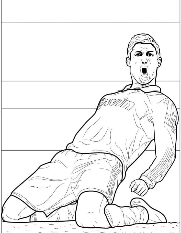 Free printable Cristiano Ronaldo coloring page #217378 from Famous people collection