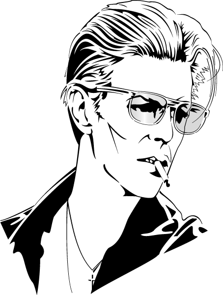 Free printable David Bowie coloring page #121955 from Famous people collection