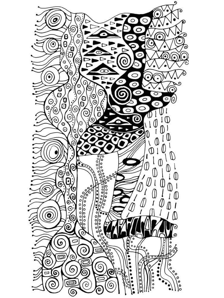 Coloring page: Gustav Klimt (Famous people) #192234 - Free Printable Coloring Pages