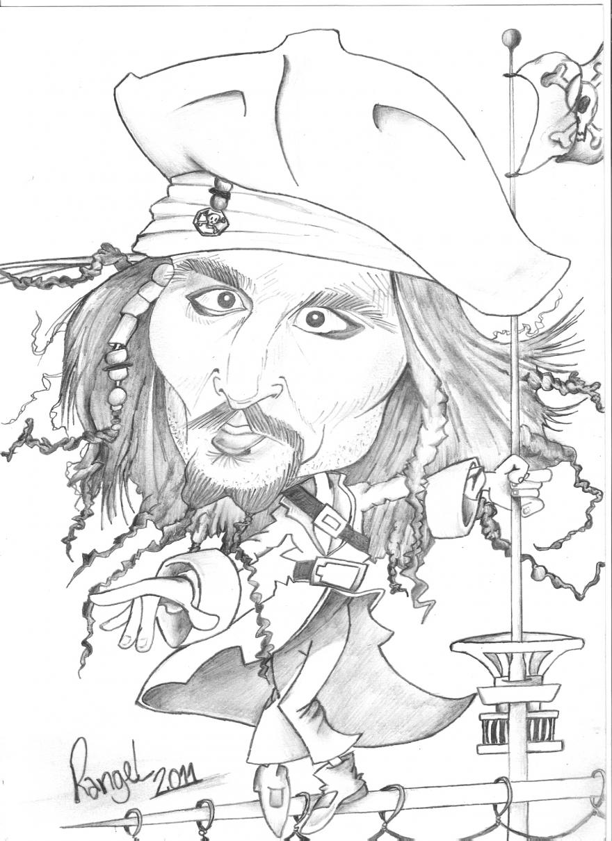Coloring page: Johnny Depp (Famous People) #123656 - Free Printable Coloring Pages