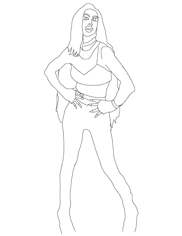 Coloring page: Lady Gaga (Famous people) #123963 - Free Printable Coloring Pages