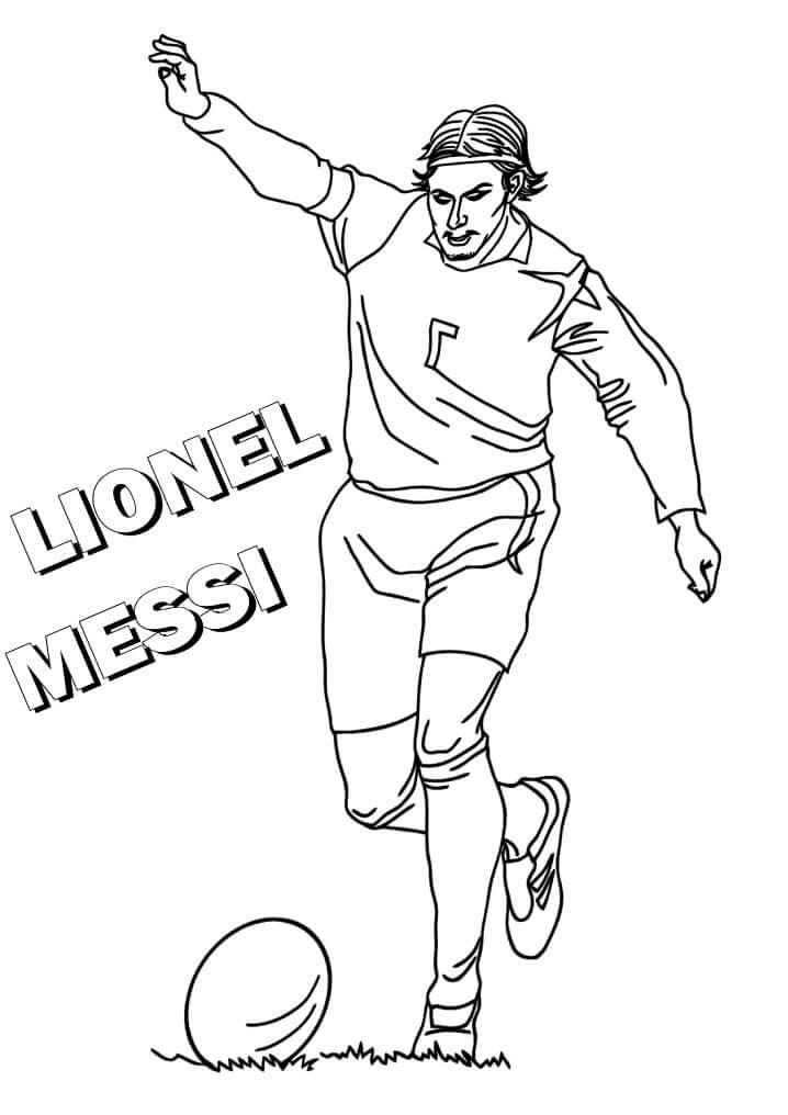 Free printable Lionel Messi coloring page #171002 from Famous people collection