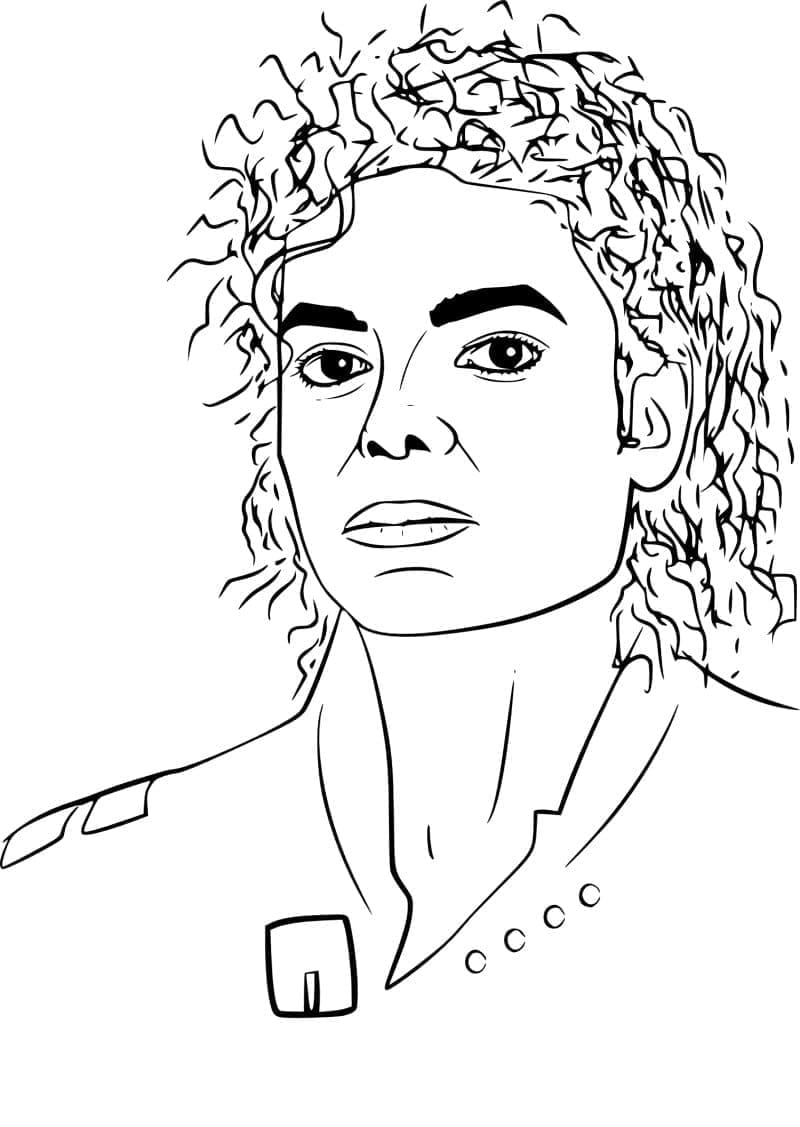 Coloring page: Michael Jackson (Famous people) #212391 - Free Printable Coloring Pages