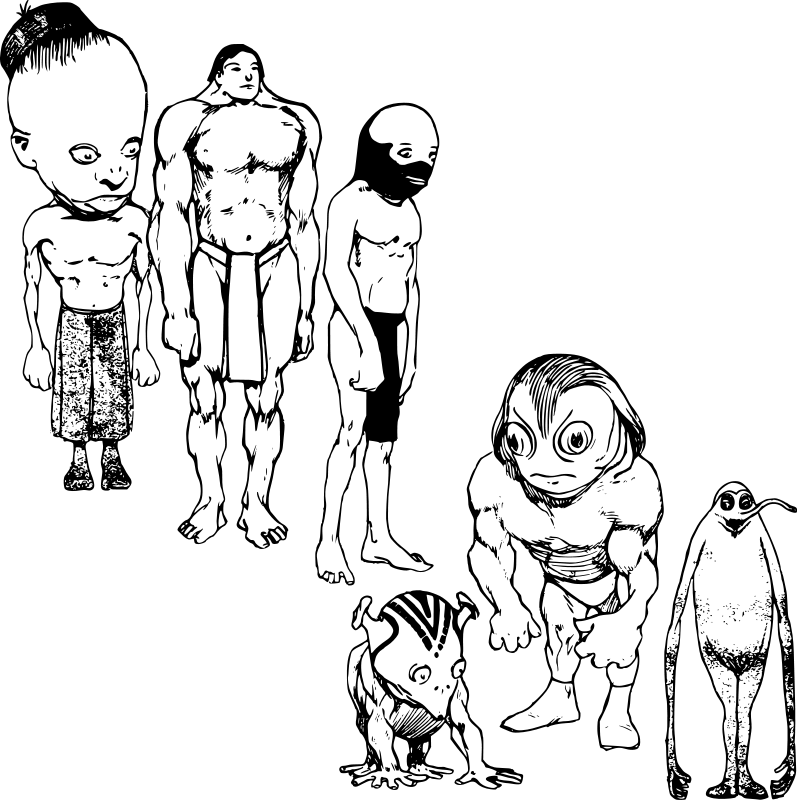 Coloring page: Alien (Fantasy and Adventure Characters) #94616 - Free Printable Coloring Pages