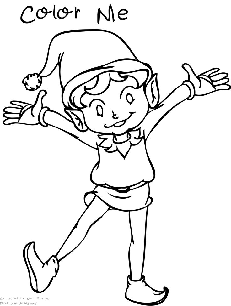 Coloring page: Elf (Fantasy and Adventure Characters) #94083 - Free Printable Coloring Pages