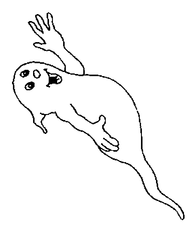 Coloring page: Ghost (Fantasy and Adventure Characters) #95430 - Free Printable Coloring Pages
