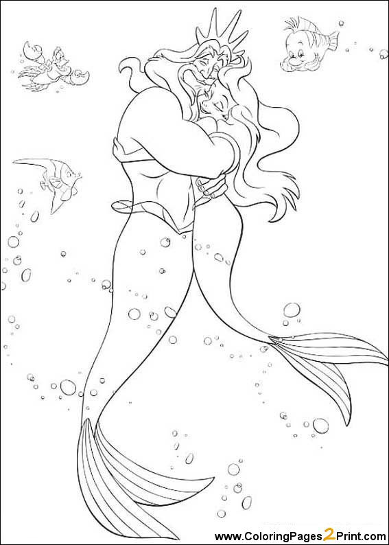 Coloring page: Mermaid (Fantasy and Adventure Characters) #147209 - Free Printable Coloring Pages