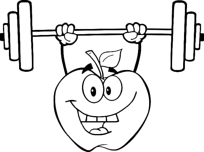 Free printable Apples coloring page #209349 from Food and Nutrition collection