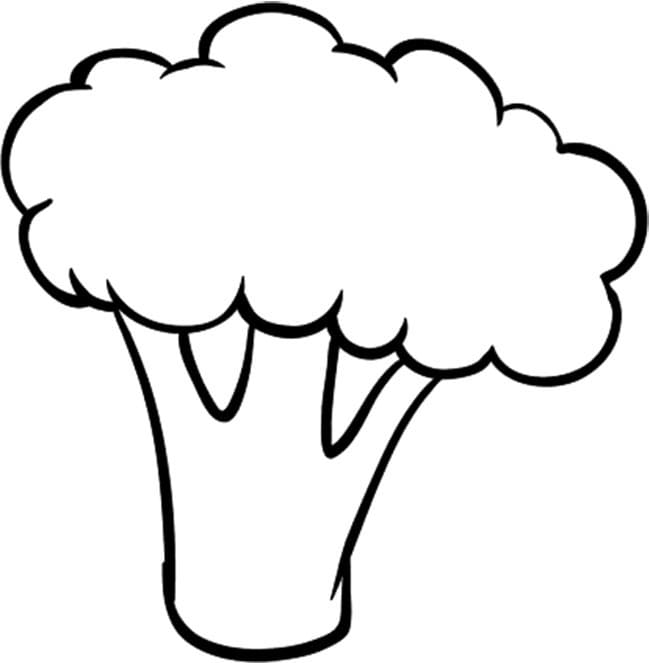 Free printable Broccoli coloring page #203720 from Food and Nutrition collection Free printable Broccoli coloring page #203720 from Food and Nutrition collection