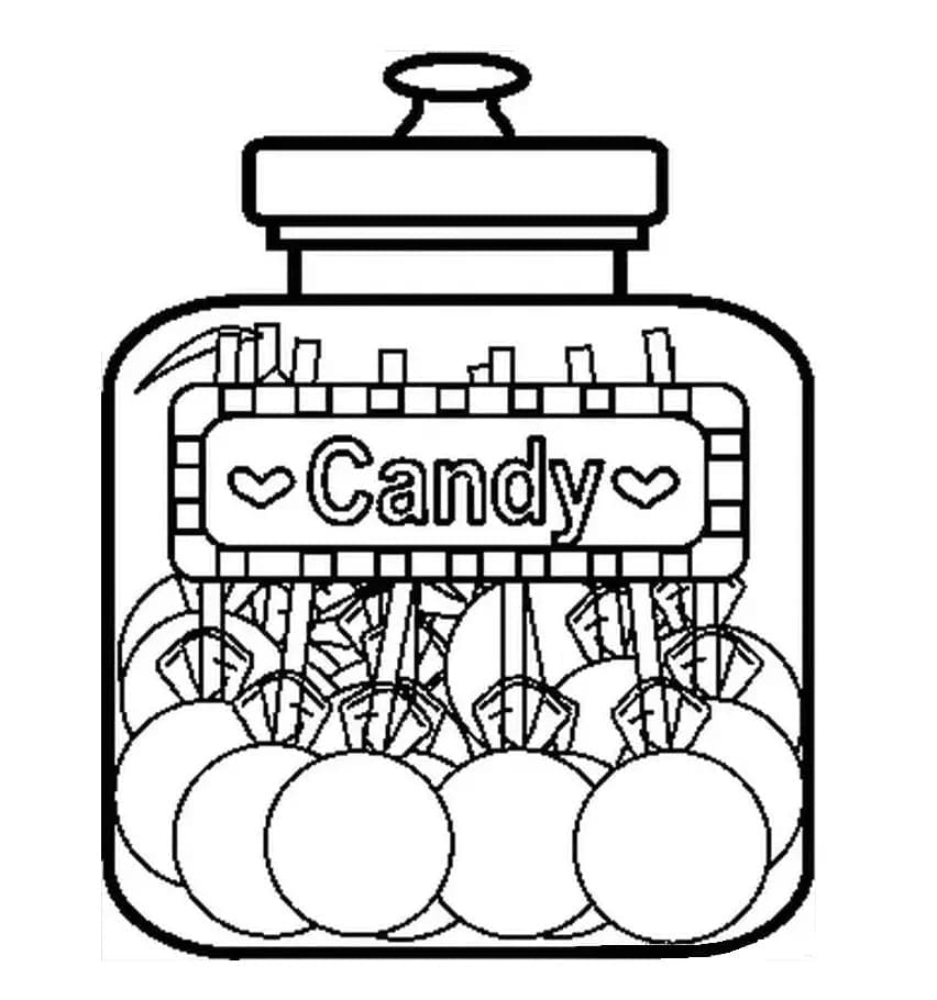 Free printable Candy coloring page #190817 from Food and Nutrition collection