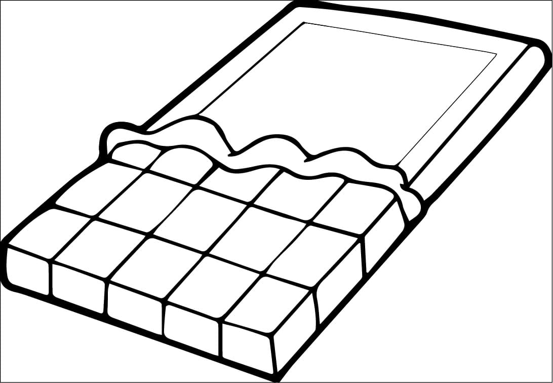 Coloring page: Chocolate (Food and Nutrition) #214399 - Free Printable Coloring Pages
