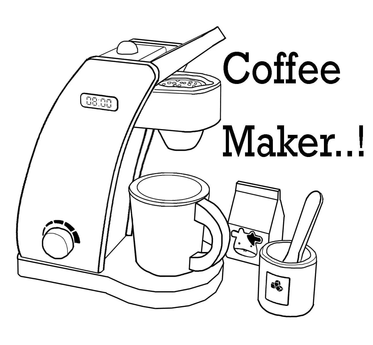 Free printable Coffee coloring page #210512 from Food and Nutrition collection