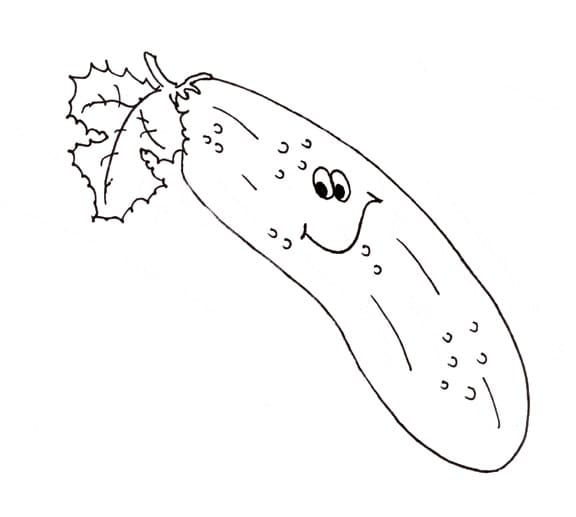 Free printable Cucumber coloring page #207532 from Food and Nutrition collection Free printable Cucumber coloring page #207532 from Food and Nutrition collection