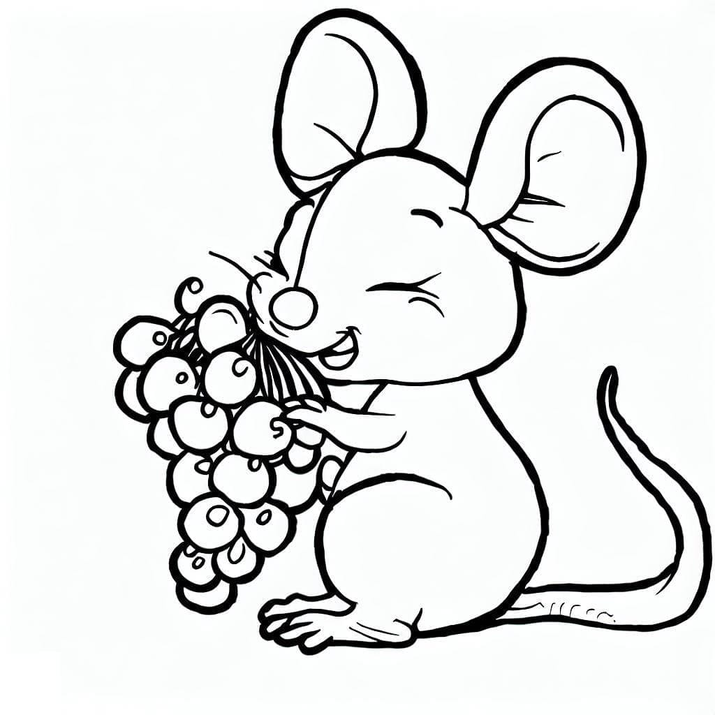 Coloring page: Grapes (Food and Nutrition) #212400 - Free Printable Coloring Pages