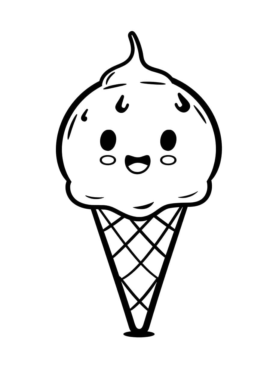 Free printable Ice Cream coloring page #218964 from Food and Nutrition collection