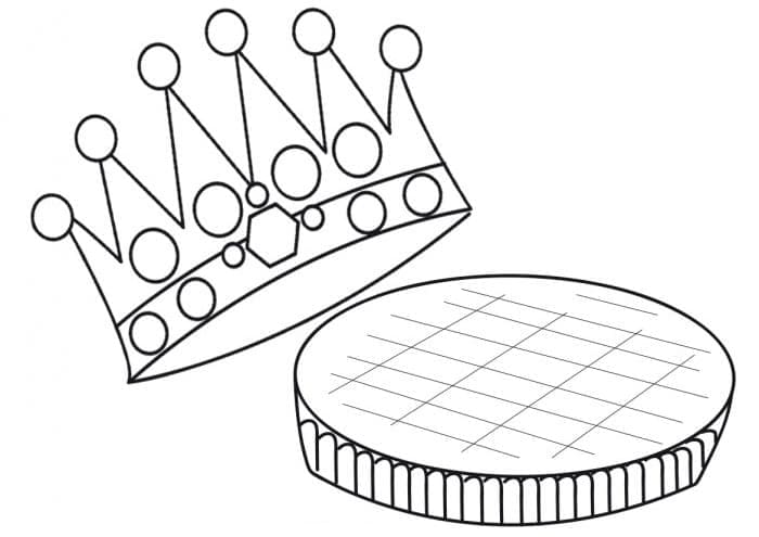 Coloring page: Kings Cake (Food and Nutrition) #178360 - Free Printable Coloring Pages