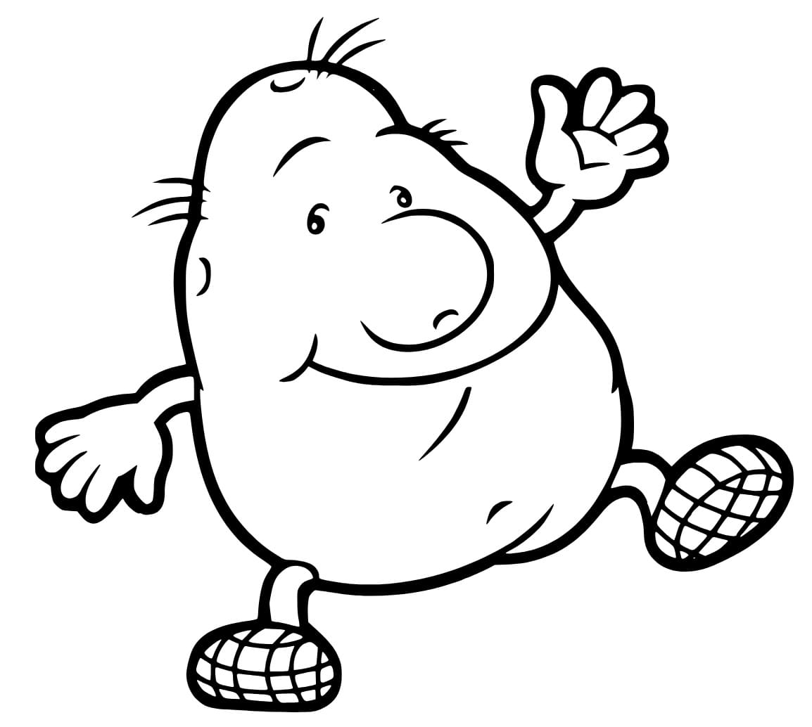 Coloring page: Potato (Food and Nutrition) #207415 - Free Printable Coloring Pages