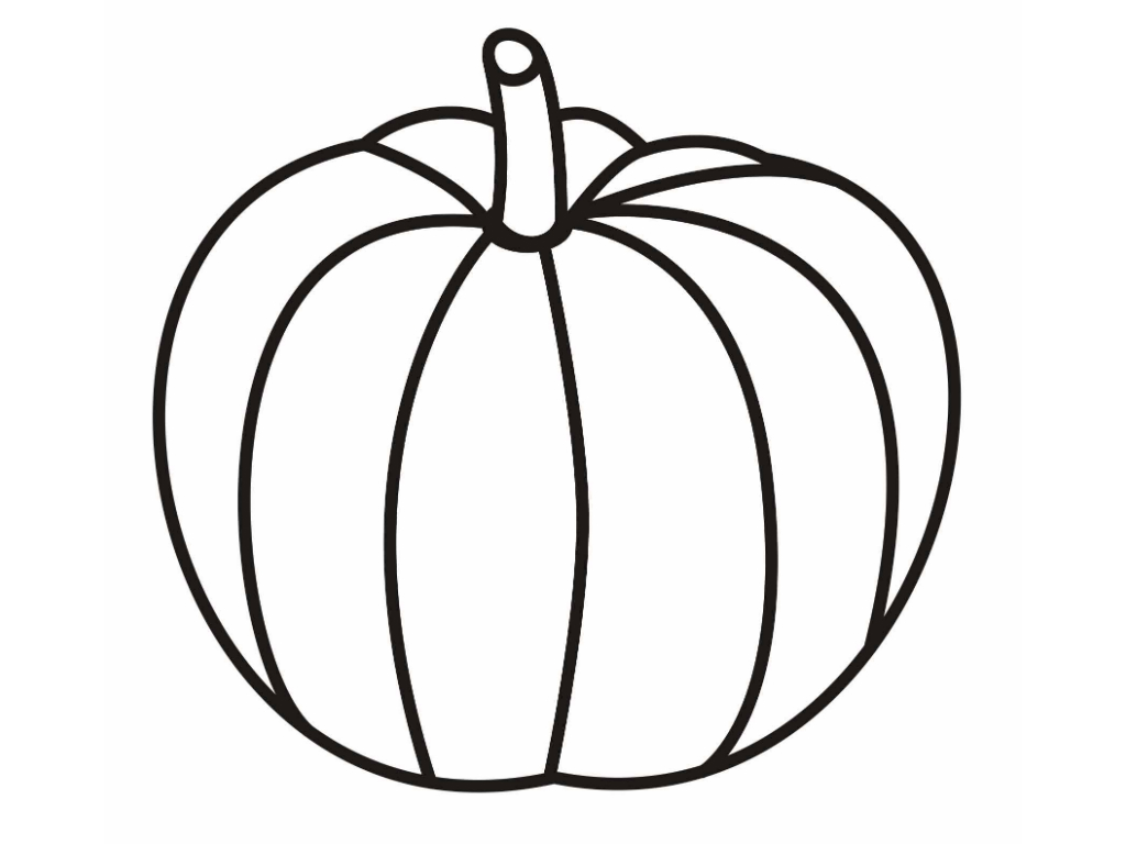 Free printable Pumpkin coloring page #166832 from Food and Nutrition collection