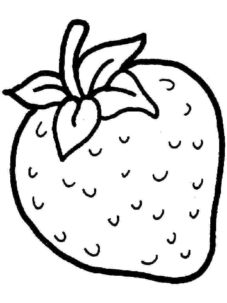 Free printable Strawberry coloring page #186972 from Food and Nutrition collection Free printable Strawberry coloring page #186972 from Food and Nutrition collection