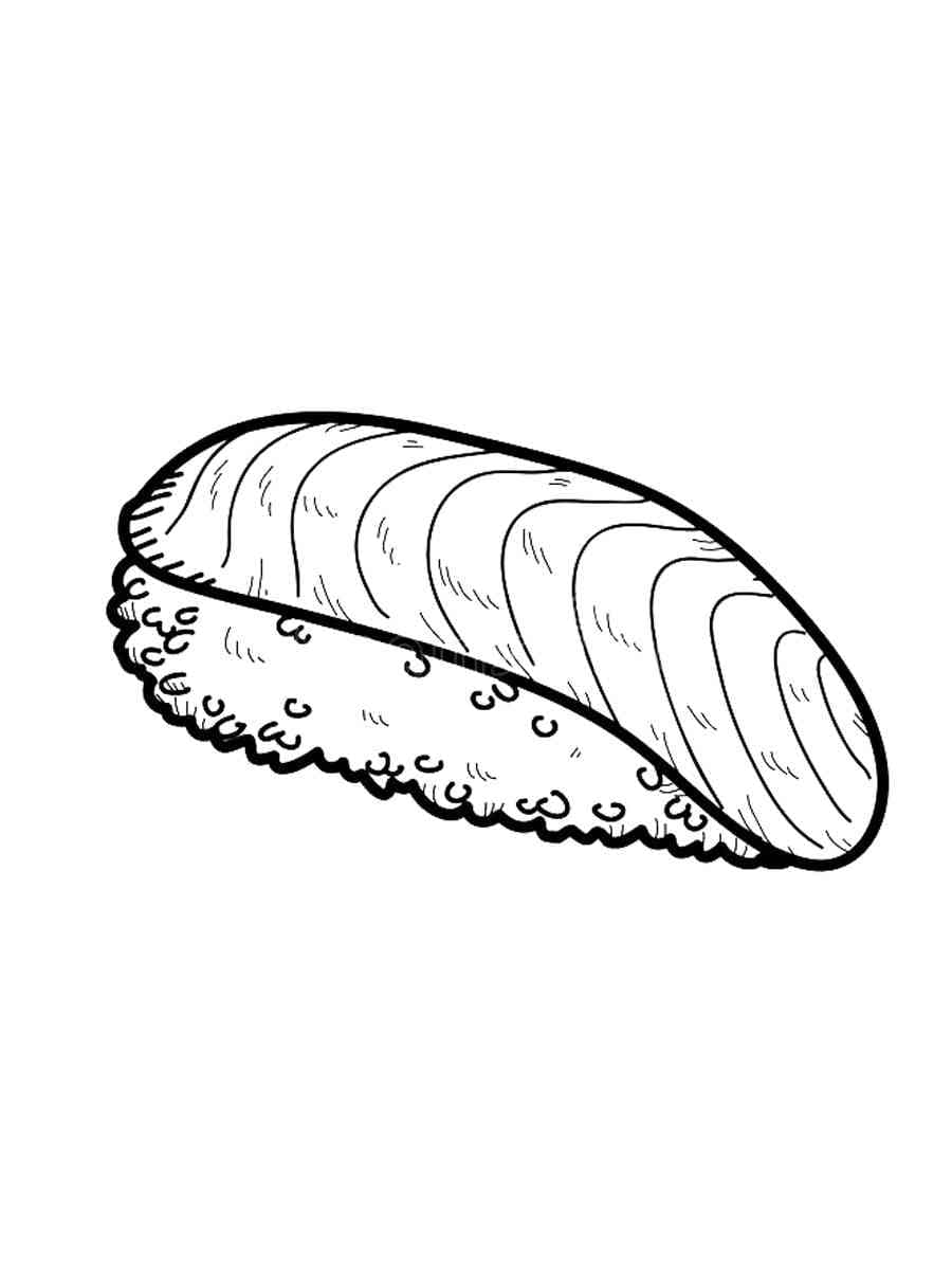 Free printable Sushi coloring page #209224 from Food and Nutrition collection