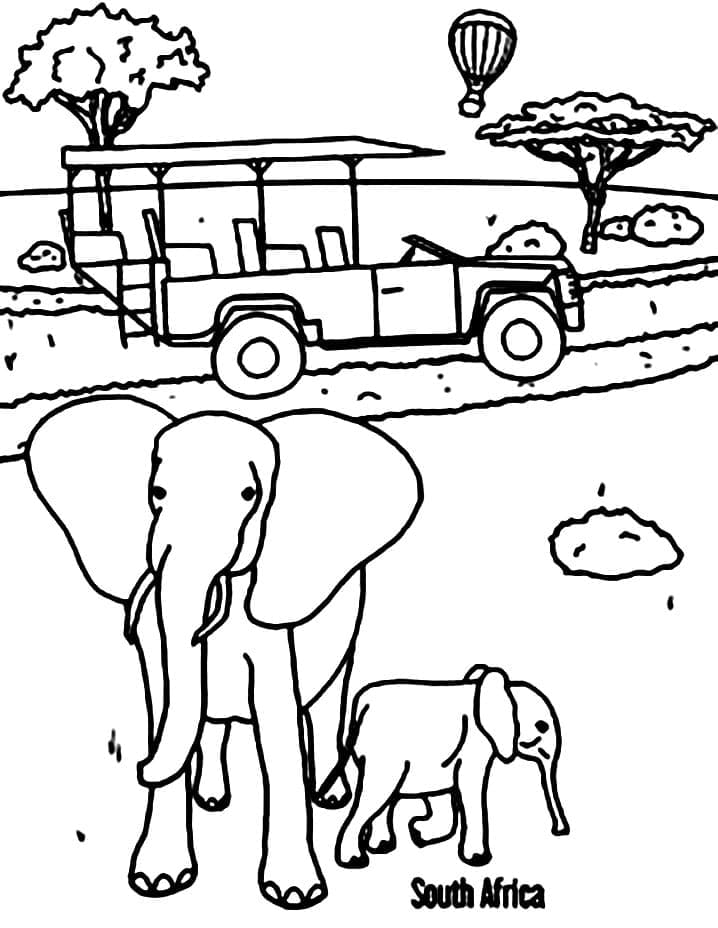 Free printable Africa coloring page #193732 from Geography and Places collection