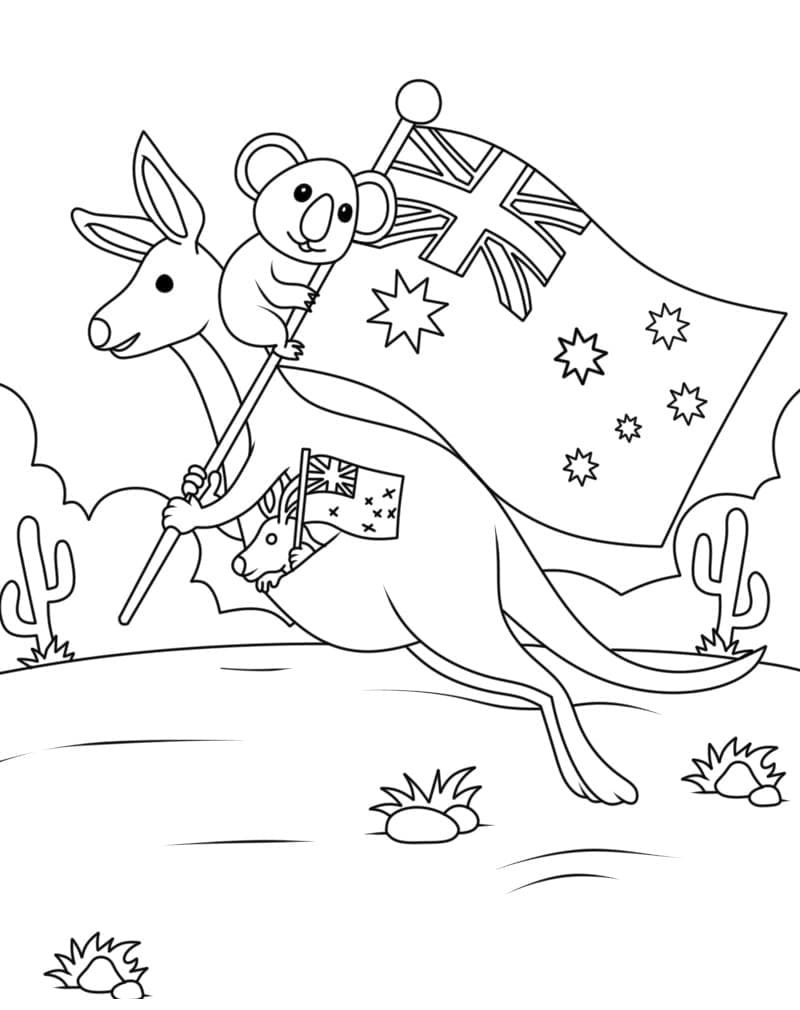 Free printable Australia coloring page #218123 from Geography and Places collection