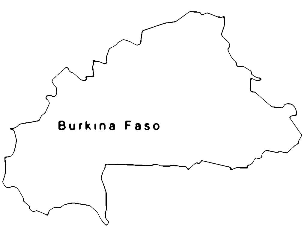Free printable Burkina Faso coloring page #191669 from Geography and Places collection