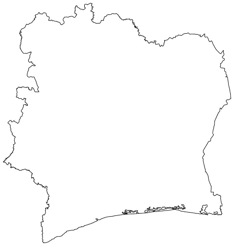 Coloring page: Ivory Coast (Geography and Places) #191690 - Free Printable Coloring Pages
