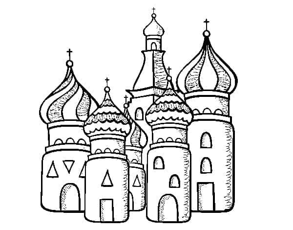 Free printable Russia coloring page #192546 from Geography and Places collection