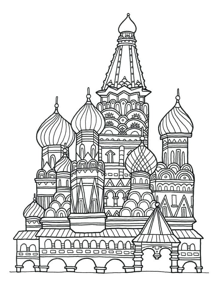 Free printable Russia coloring page #192548 from Geography and Places collection Free printable Russia coloring page #192548 from Geography and Places collection