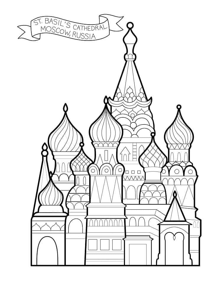 Free printable Russia coloring page #192550 from Geography and Places collection