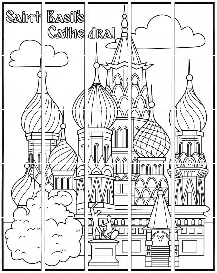 Free printable Russia coloring page #192553 from Geography and Places collection