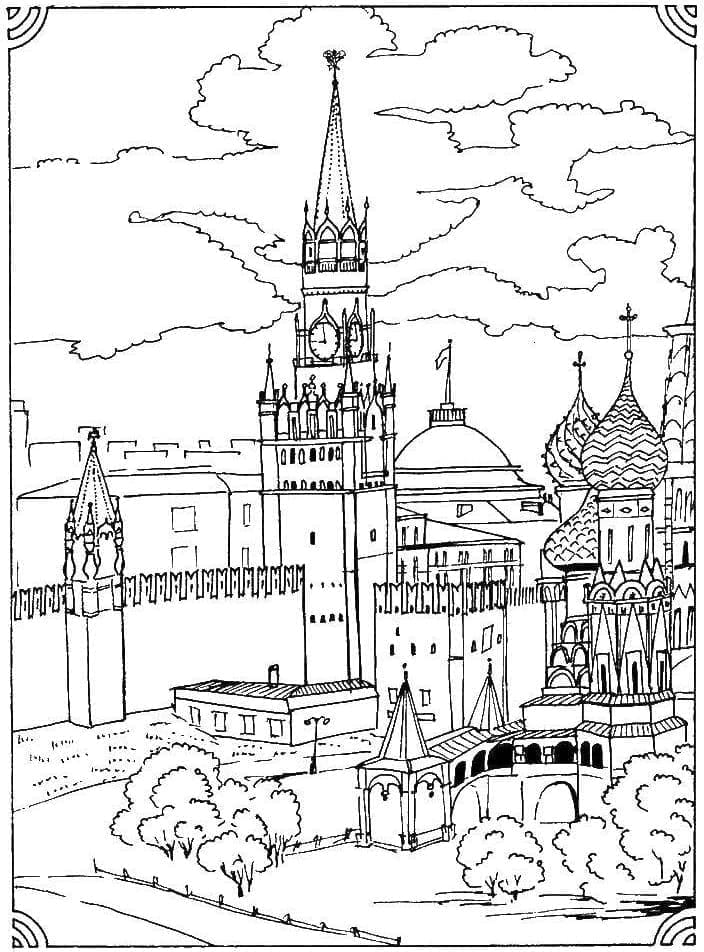 Free printable Russia coloring page #192557 from Geography and Places collection