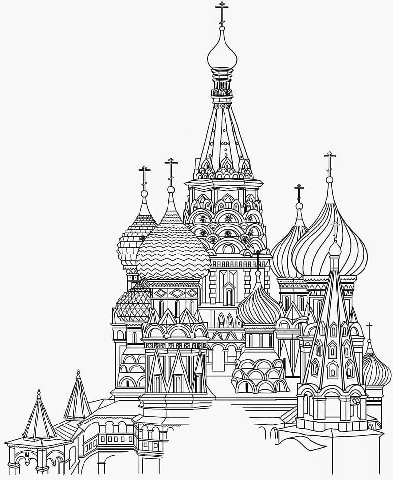 Free printable Russia coloring page #192565 from Geography and Places collection