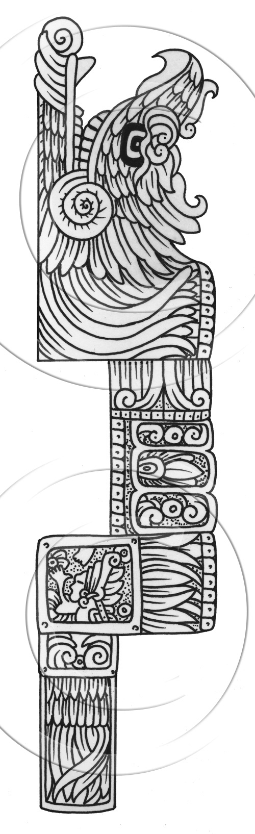 Coloring page: Aztec Mythology (Gods and Goddesses) #111557 - Free Printable Coloring Pages