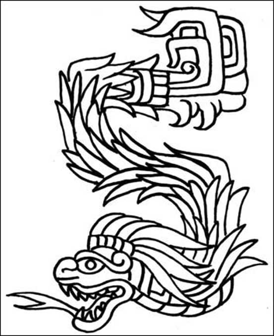 Coloring page: Aztec Mythology (Gods and Goddesses) #111595 - Printable coloring pages
