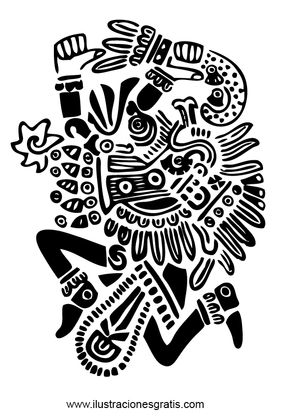 Coloring page: Aztec Mythology (Gods and Goddesses) #111607 - Free Printable Coloring Pages