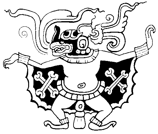 Coloring page: Aztec Mythology (Gods and Goddesses) #111624 - Free Printable Coloring Pages