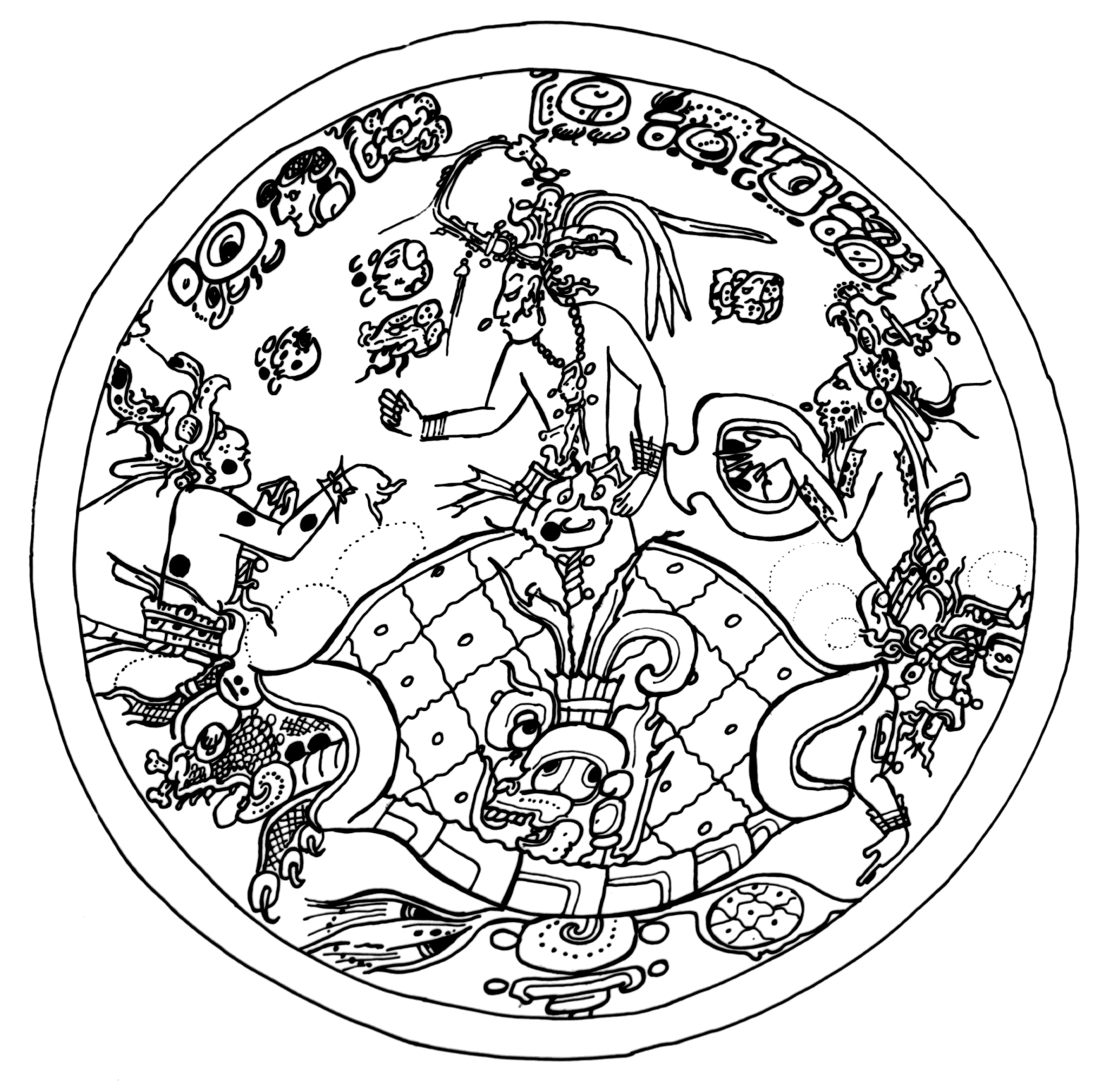 Coloring page: Aztec Mythology (Gods and Goddesses) #111645 - Free Printable Coloring Pages