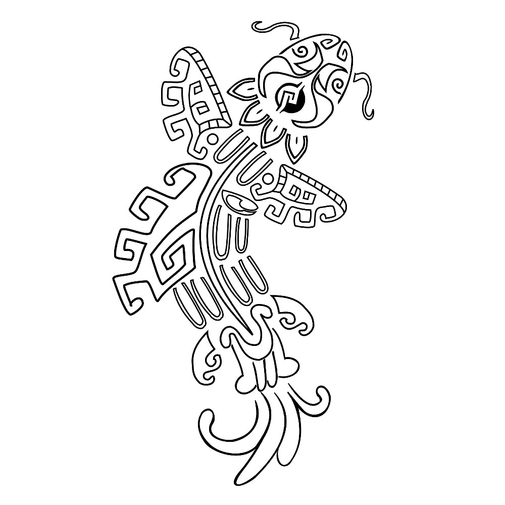 Coloring page: Aztec Mythology (Gods and Goddesses) #111652 - Printable coloring pages