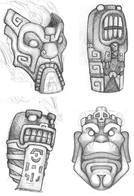 Coloring page: Aztec Mythology (Gods and Goddesses) #111677 - Free Printable Coloring Pages